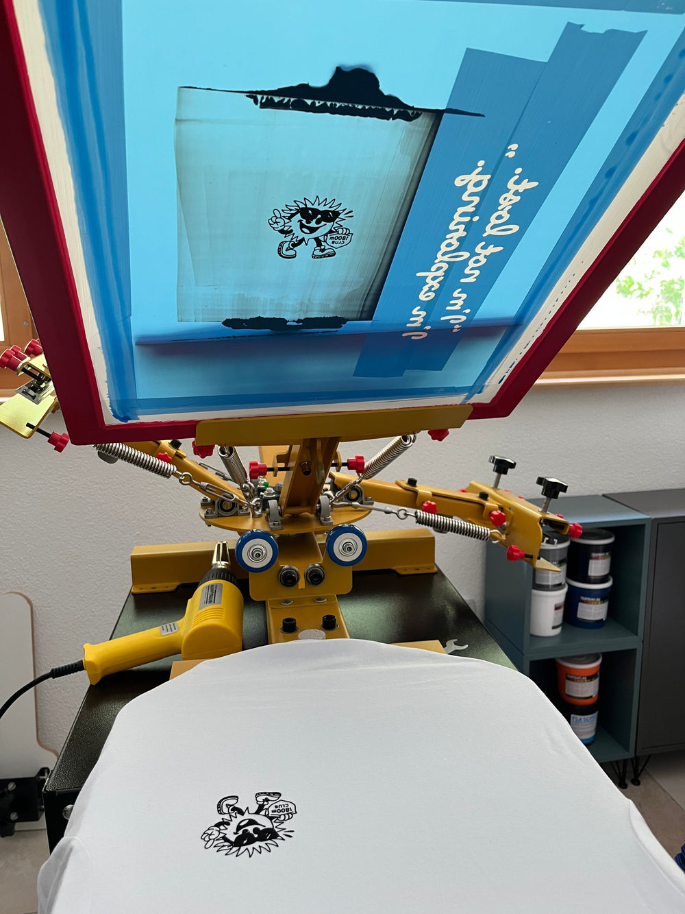 Screenprinting in the Swiss Alps