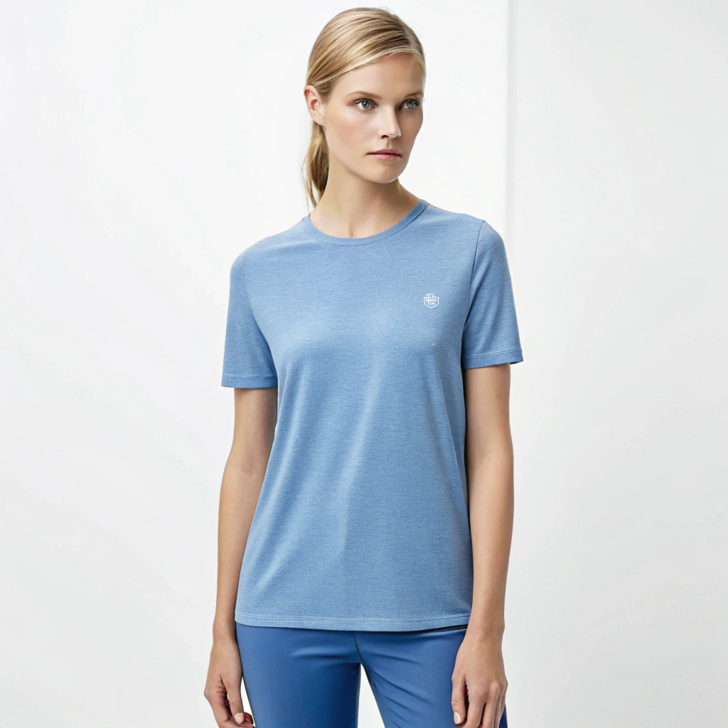 Organic cotton 1800m Club Tee, alpine lifestyle graphic, screenprinted in Arosa, Switzerland.