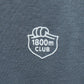 Organic cotton 1800m Club Tee, alpine lifestyle graphic, screenprinted in Arosa, Switzerland.