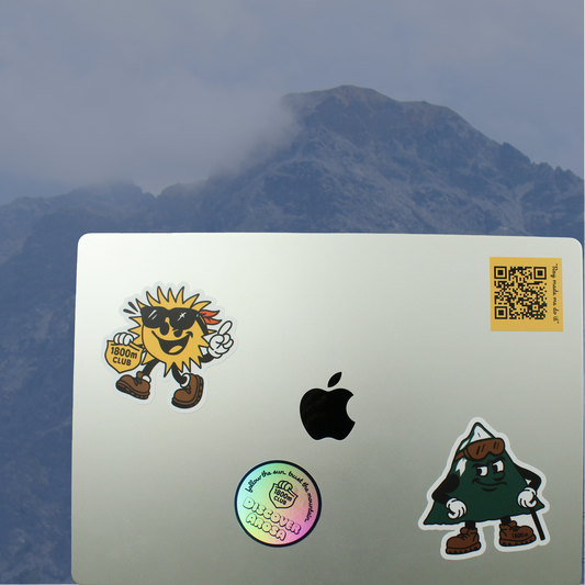 Arosa 1800m Club Laptop Sticker