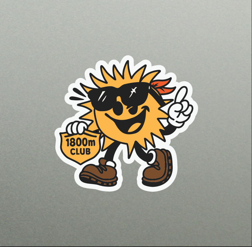 Arosa 1800m Club Ray Sticker